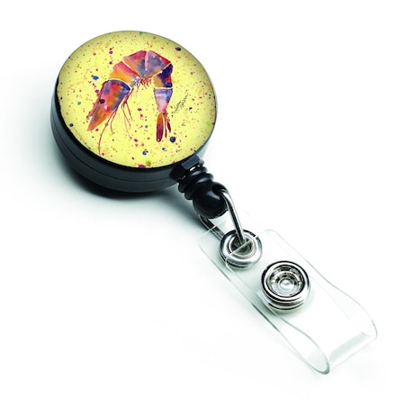 Carolines Treasures Shrimp Retractable Badge Reel 8454BR